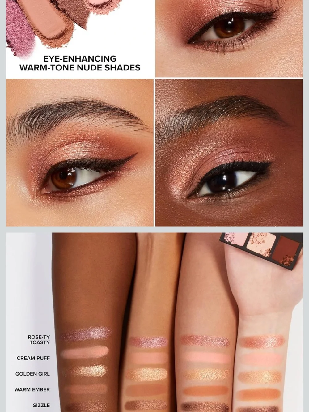 Too Faced Born This Way Warm Amber Nudes Mini Eyeshadow Palette